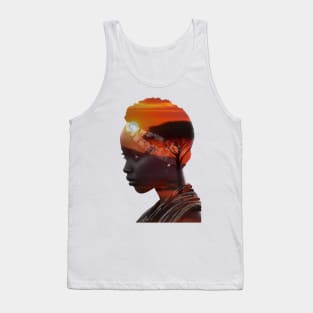 African Woman Tank Top